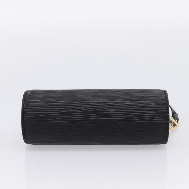 Louis Vuitton Soufflot Pochette Epi Leather Black Bag