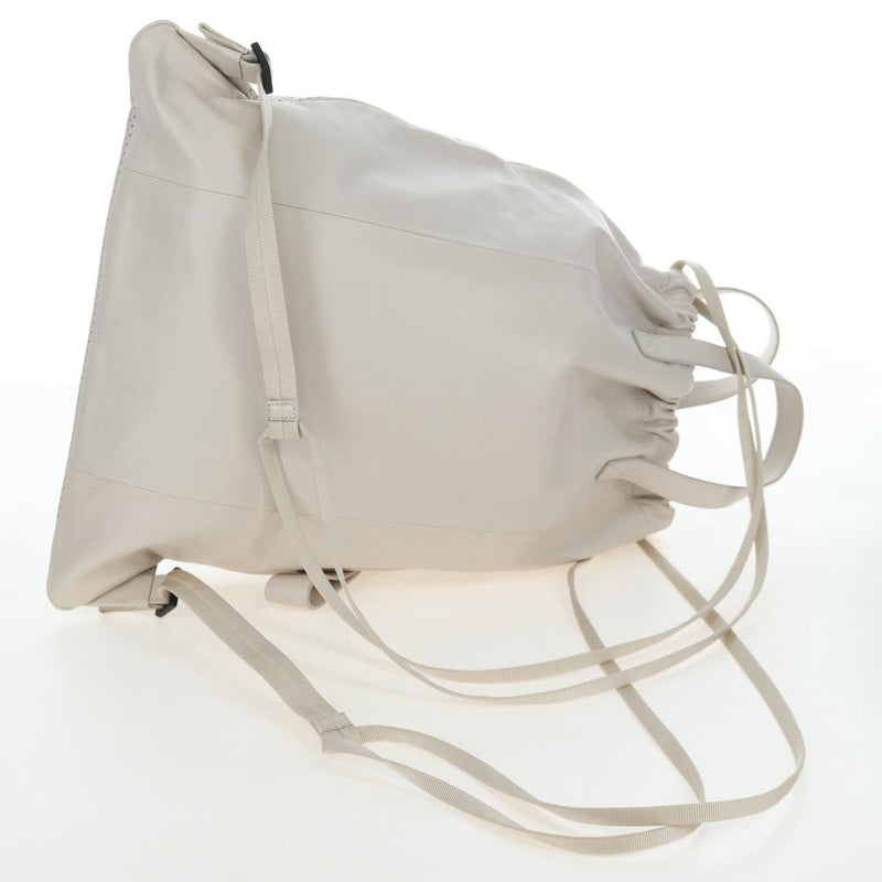Bottega Veneta Drawstring Perforated Leather Beige Bag
