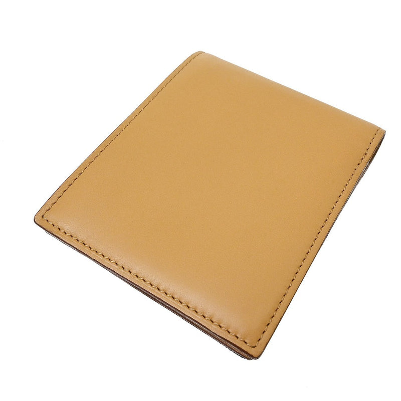 Cartier Bifold Leather Beige Accessory