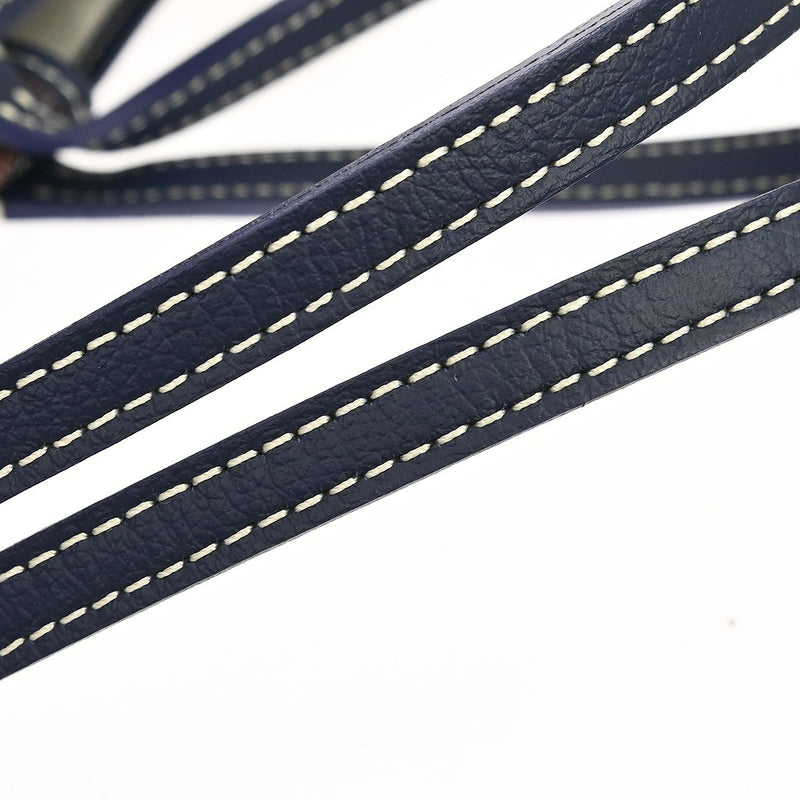 Goyard Saint Louis Coated Canvas Navy Bag