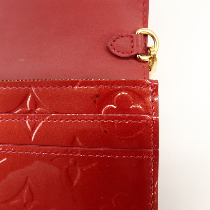 Louis Vuitton Chaine Monogram Vernis Red Patent_leather Bag