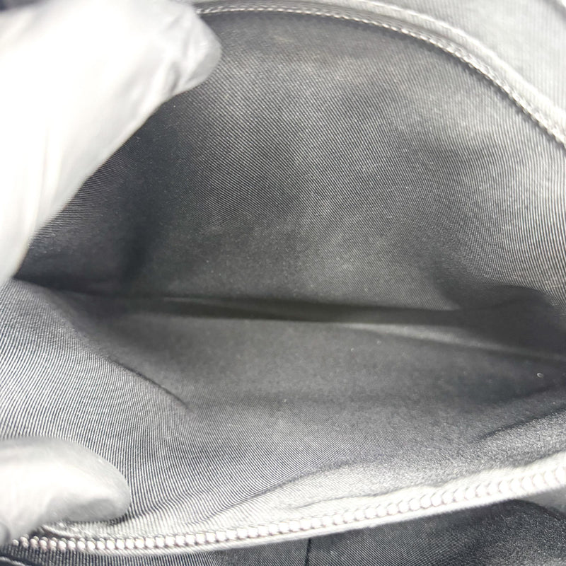 Louis Vuitton Sac Plat Zipper Monogram Eclipse Canvas Black Bag