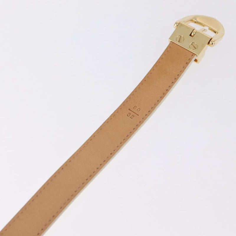 Louis Vuitton Vernis Belt Lv Monogram Beige Patent_leather