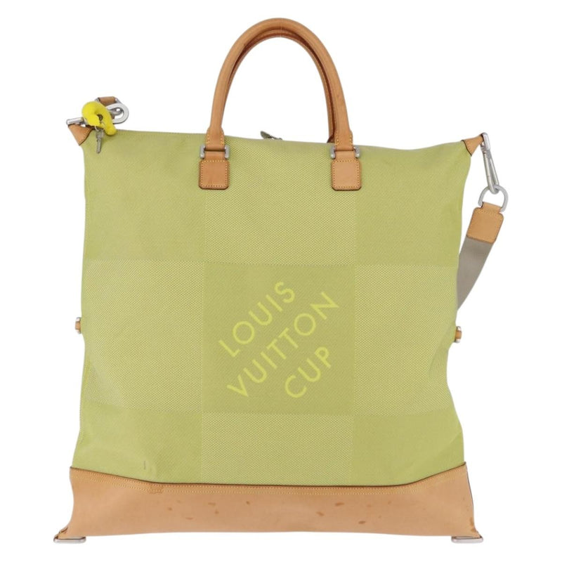 Louis Vuitton Cup Cube Damier Geant Canvas Yellow Bag