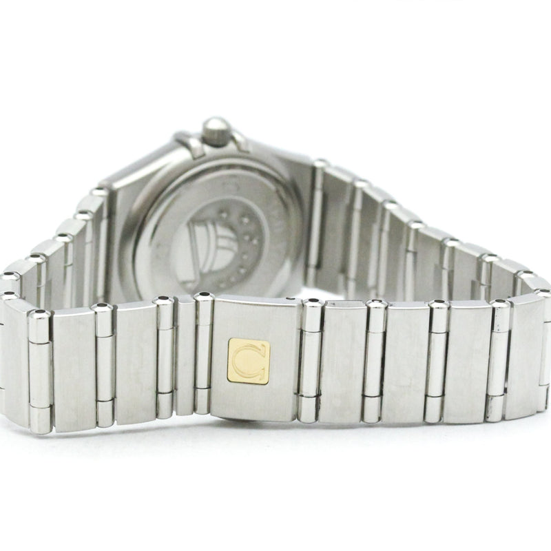 Omega Constellation Quartz Stainless Steel With Diamond Bezel And Markers Watches