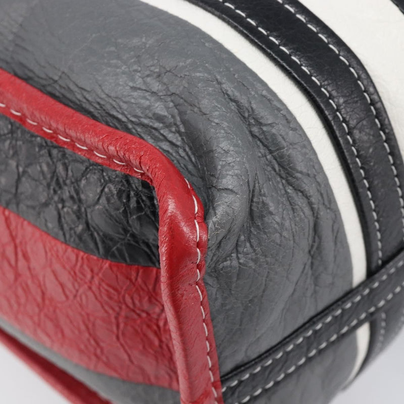 Balenciaga Bazar Striped Leather Multicolour Bag