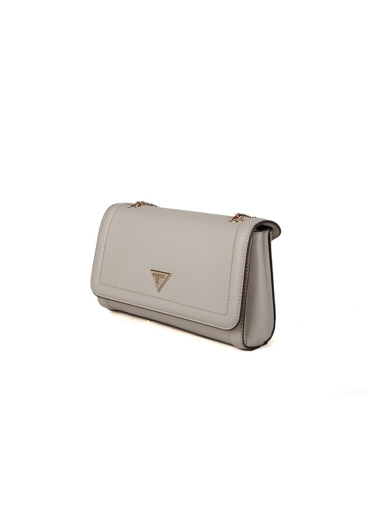 Guess Noelle Ii Crossbody Bag — Taupe Polyurethane