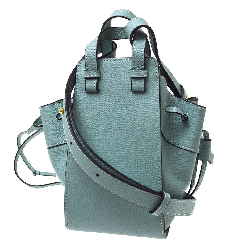 Loewe Hammock Leather Blue Bag