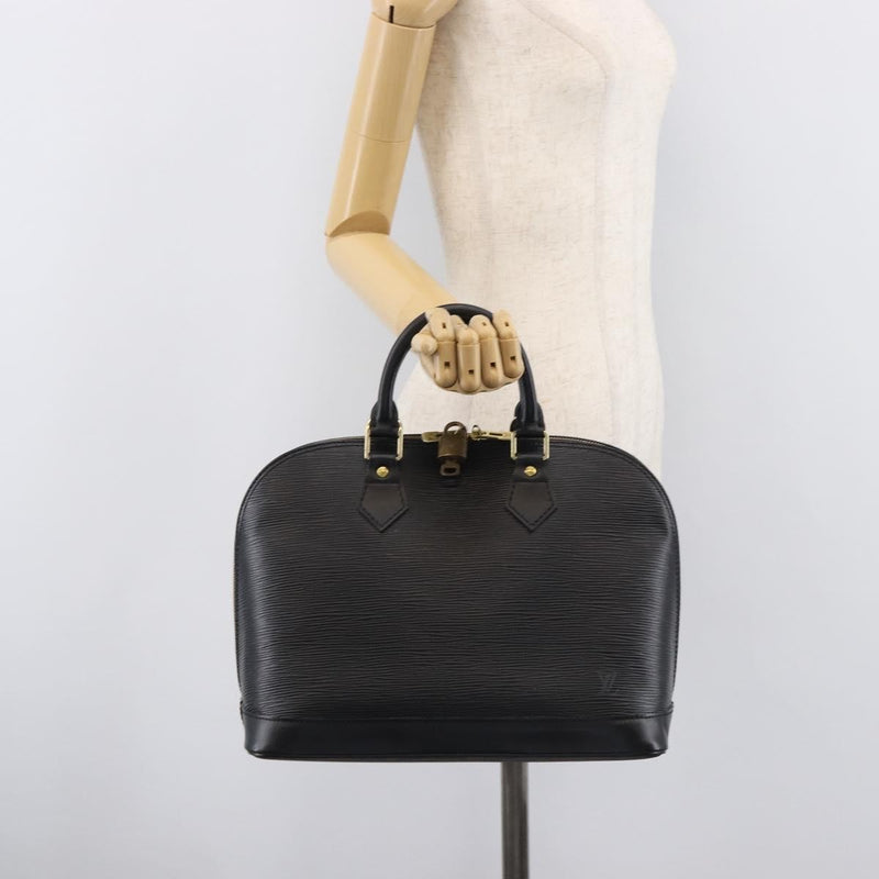 Louis Vuitton Vintage Alma Epi Leather Black Bag
