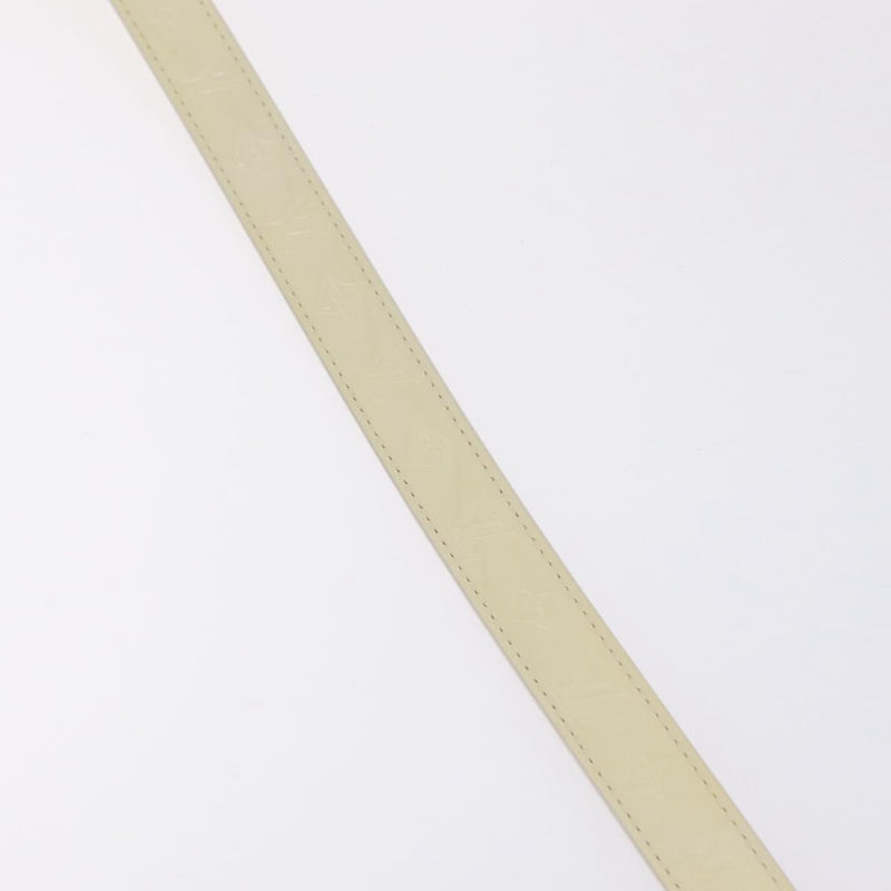 Louis Vuitton Vernis Belt Lv Monogram Beige Patent_leather