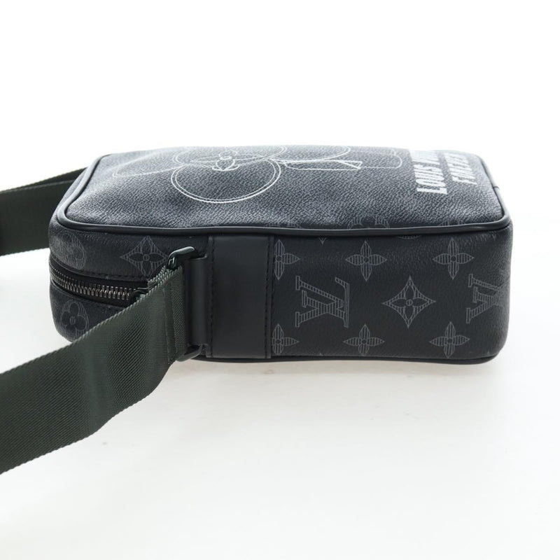 Louis Vuitton Danube Limited Edition Vivienne Monogram Eclipse Black Canvas Bag