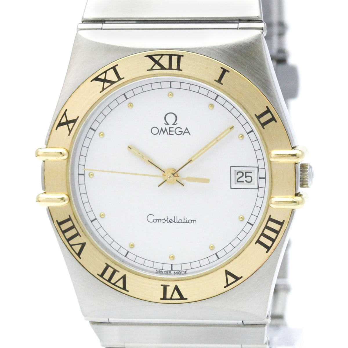 Omega Constellation Quartz Stainless Steel And Yellow Gold Watches