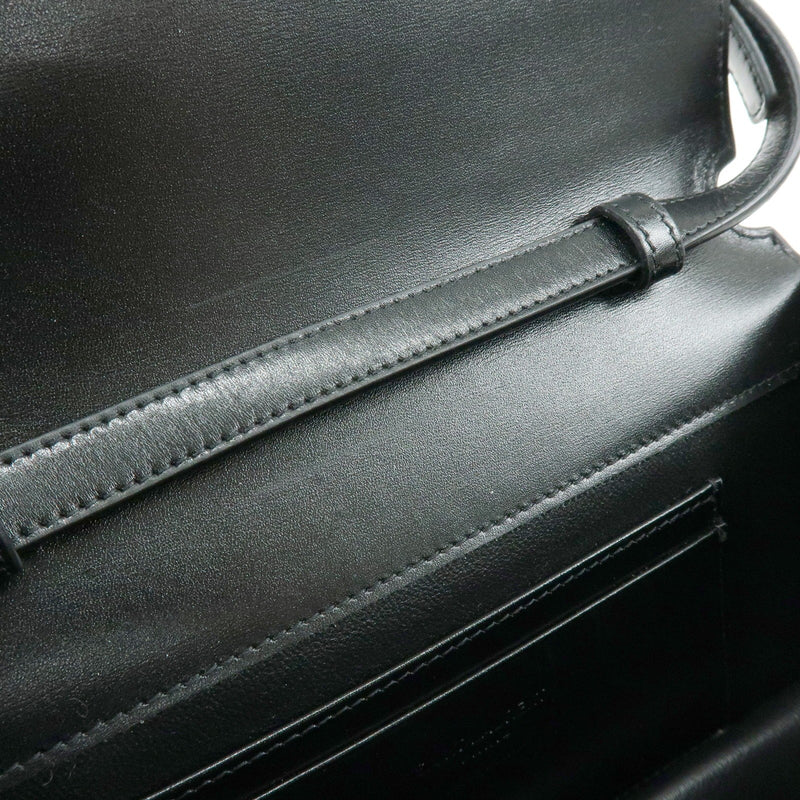 Saint Laurent Paris Chain Leather Black Bag