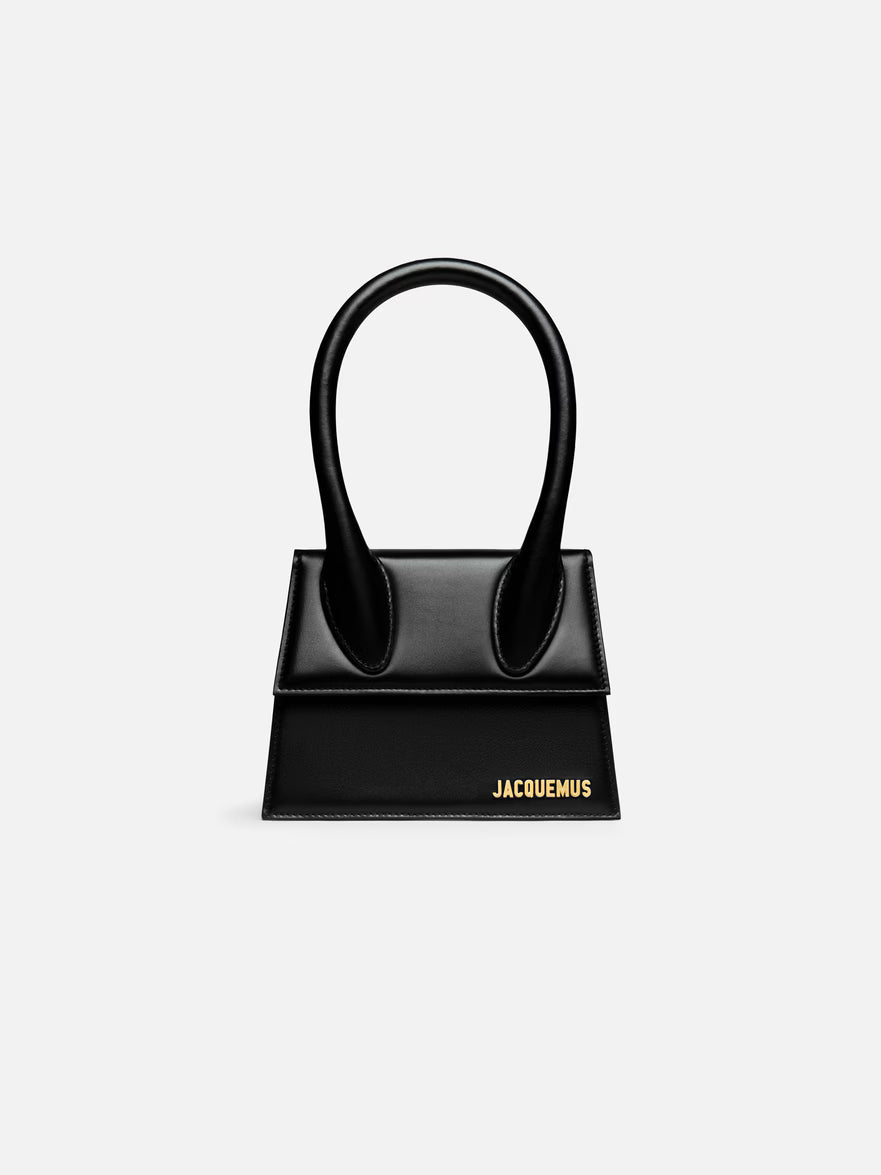 Jacquemus Le Chiquito Moyen Leather Black Bag