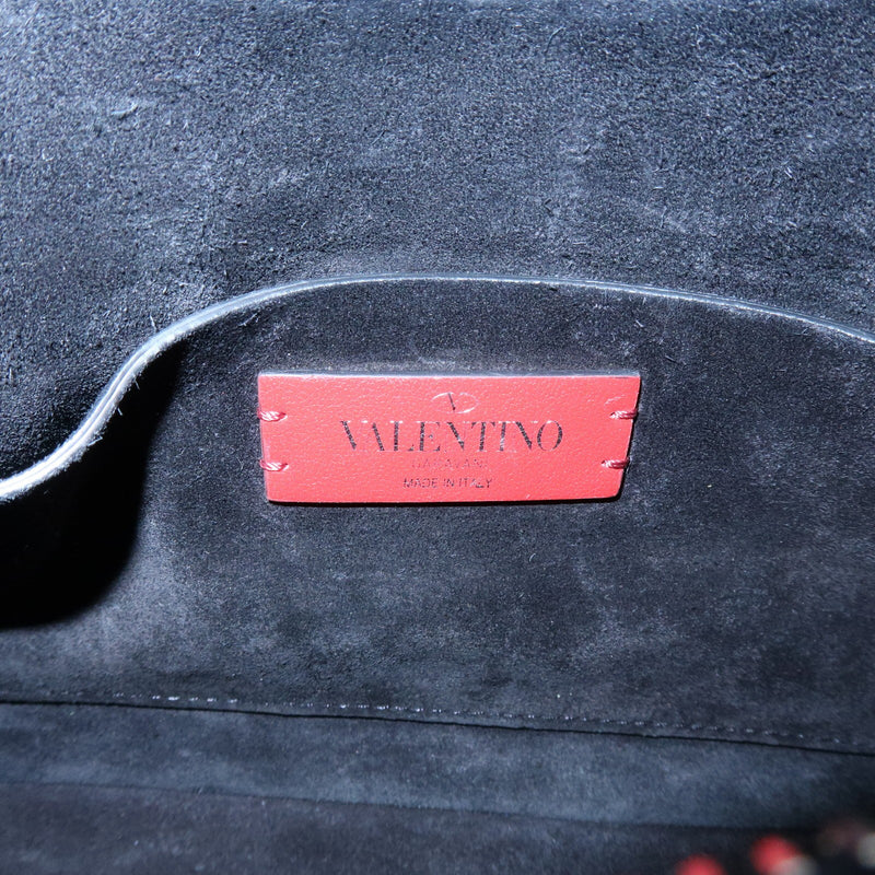 Valentino Garavani Vltn Hobo Printed Leather Navy