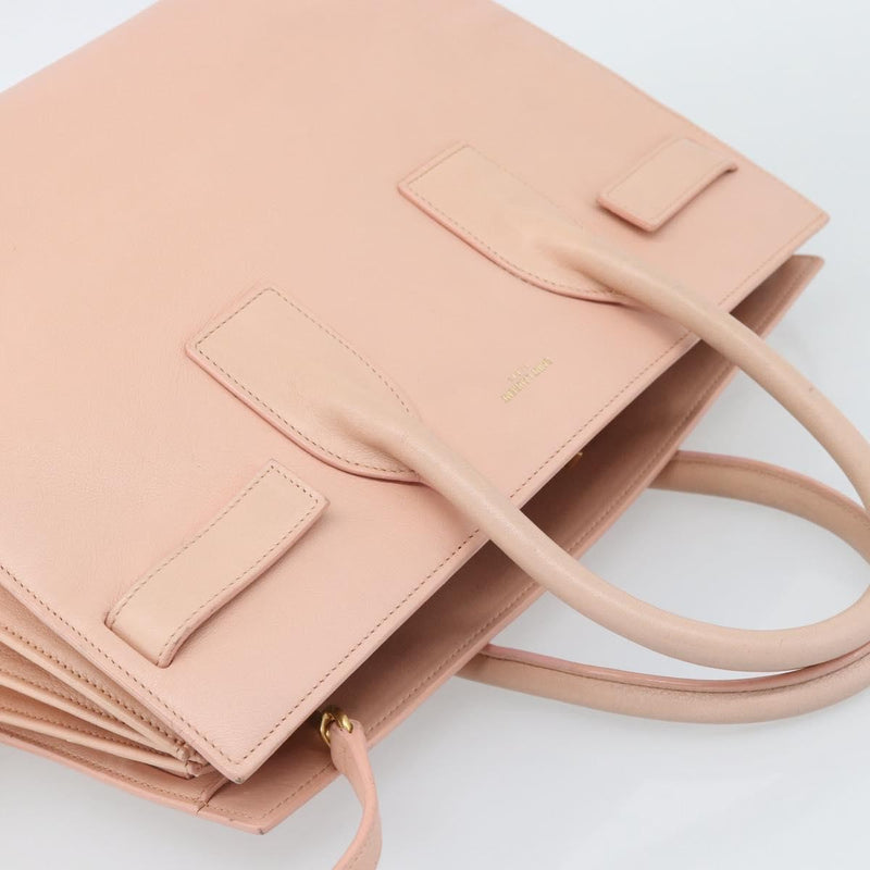 Saint Laurent Sac De Jour Leather Pink Bag