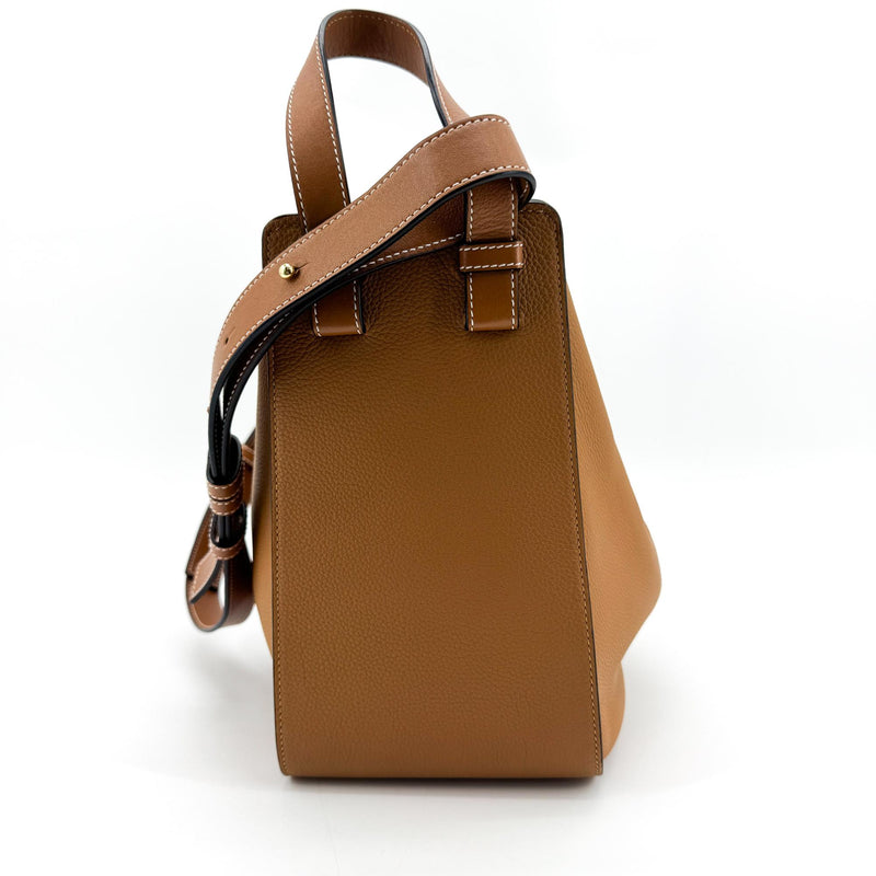Loewe Hammock Leather Brown Bag