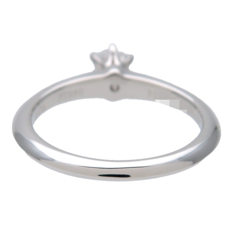 Tiffany & Co. Setting Solitaire Platinum With Rbc Diamond Silver Bijoux