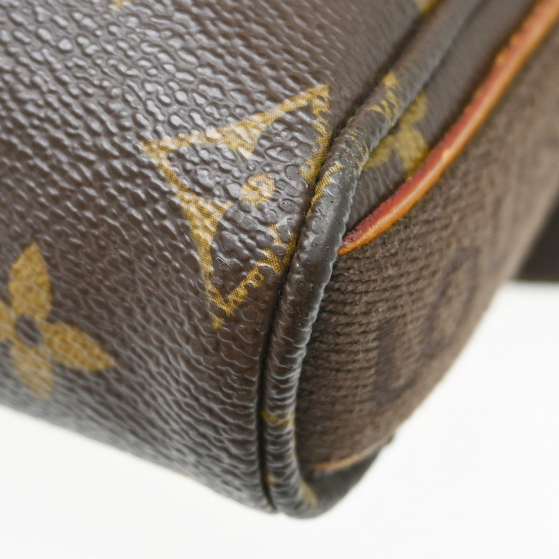 Louis Vuitton Trotteur Beaubourg Monogram Canvas Brown Bag