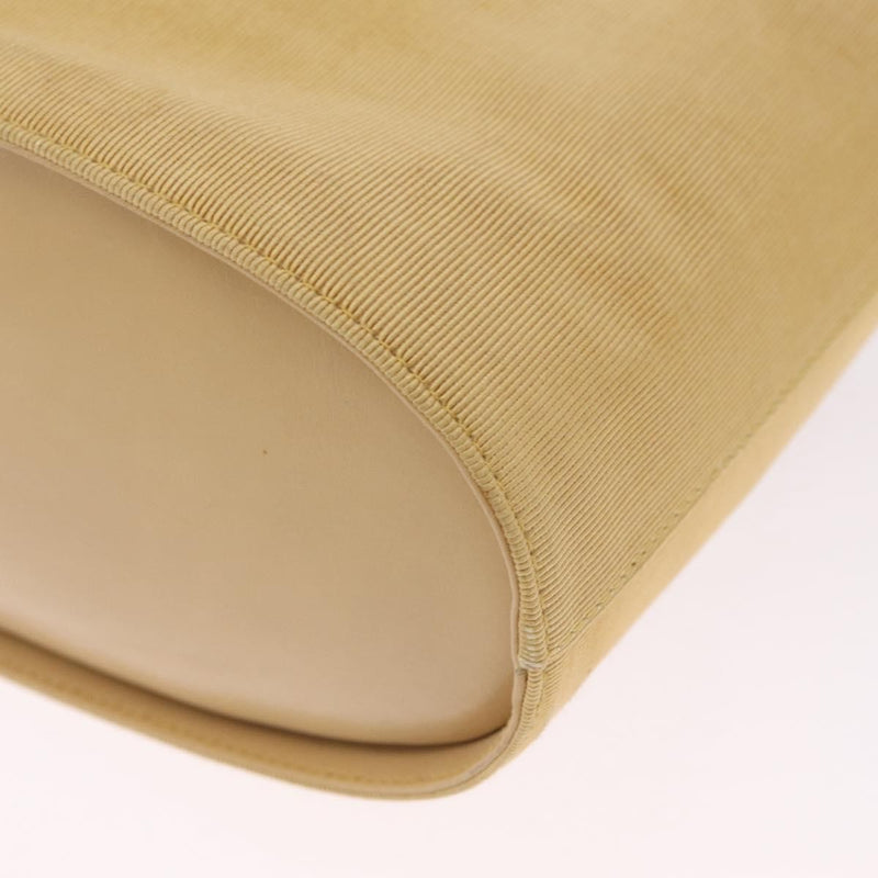 Salvatore Ferragamo Gancini Tote Canvas Beige