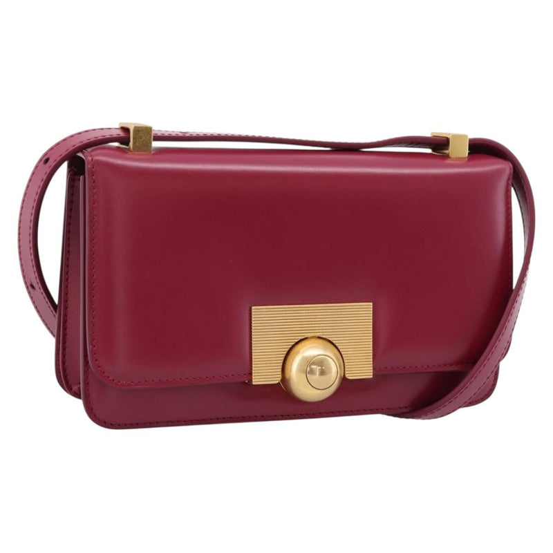 Bottega Veneta Bv Classic Smooth Calfskin Burgundy Leather Bag