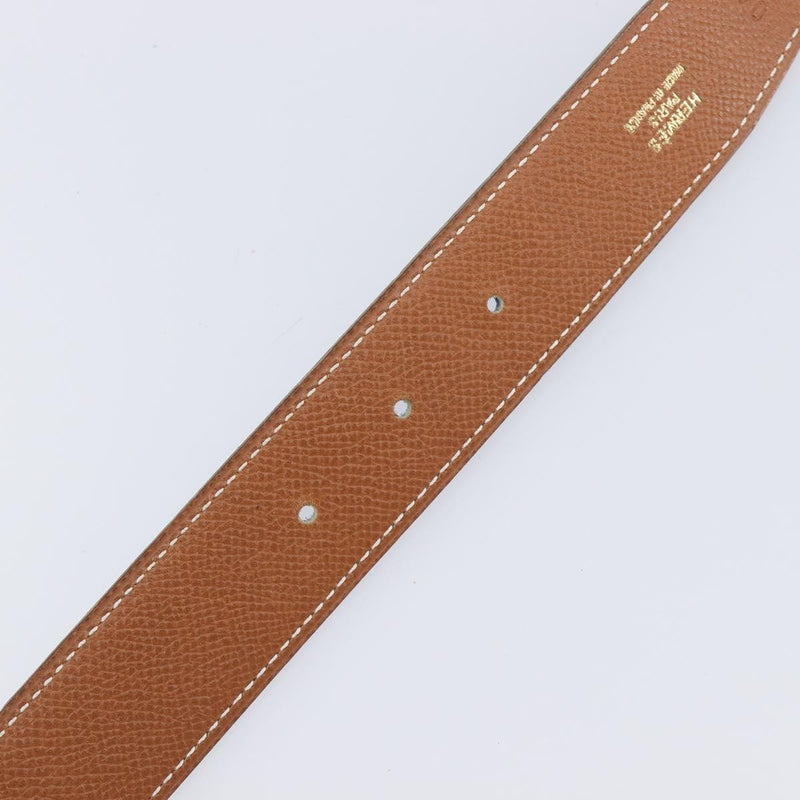 Hermes Constance Reversible Belt Leather Blue
