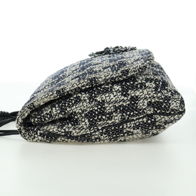 Chanel Camellia Messenger Tweed Black