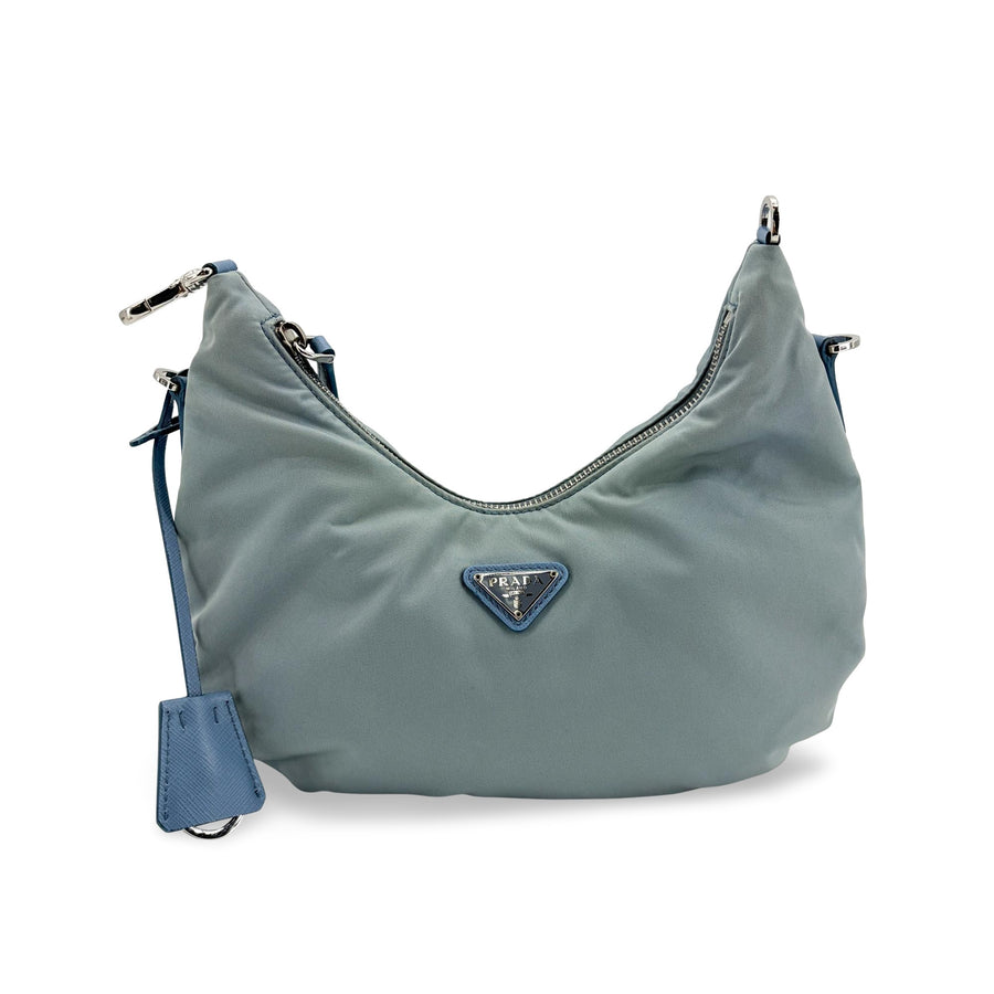 Prada Re-Edition 2005 Tessuto Blue Nylon Bag