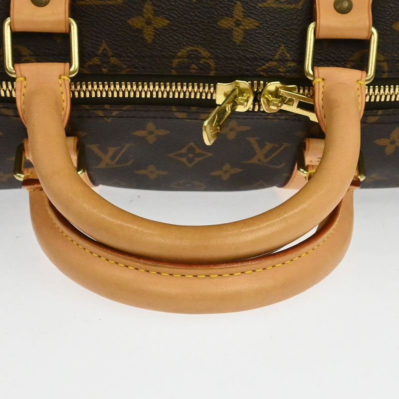 Louis Vuitton Keepall Monogram Canvas Brown Bag