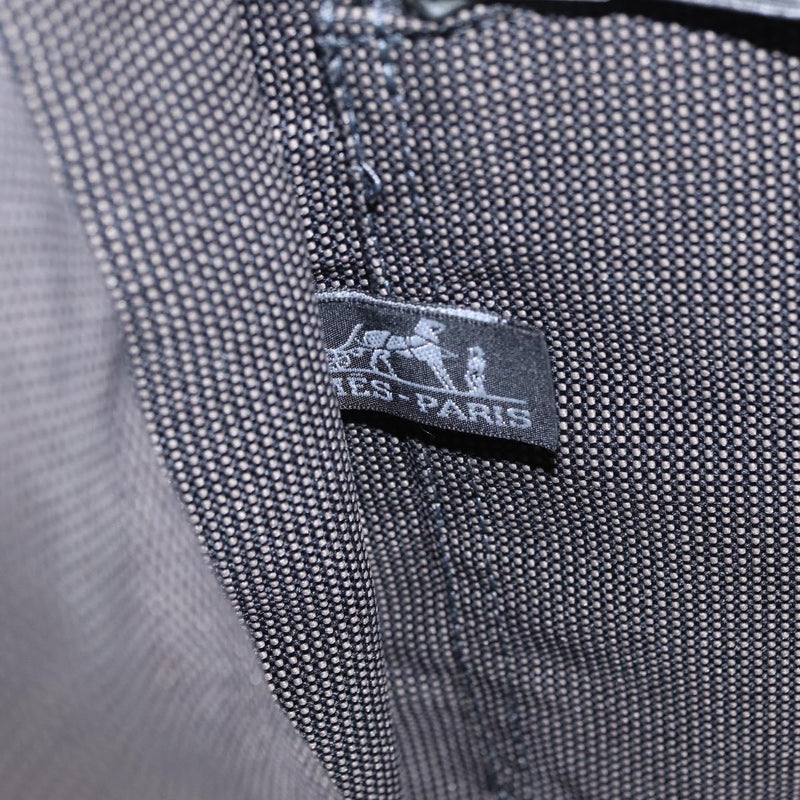 Hermes Fourre Tout Besace Messenger Toile Gray Canvas