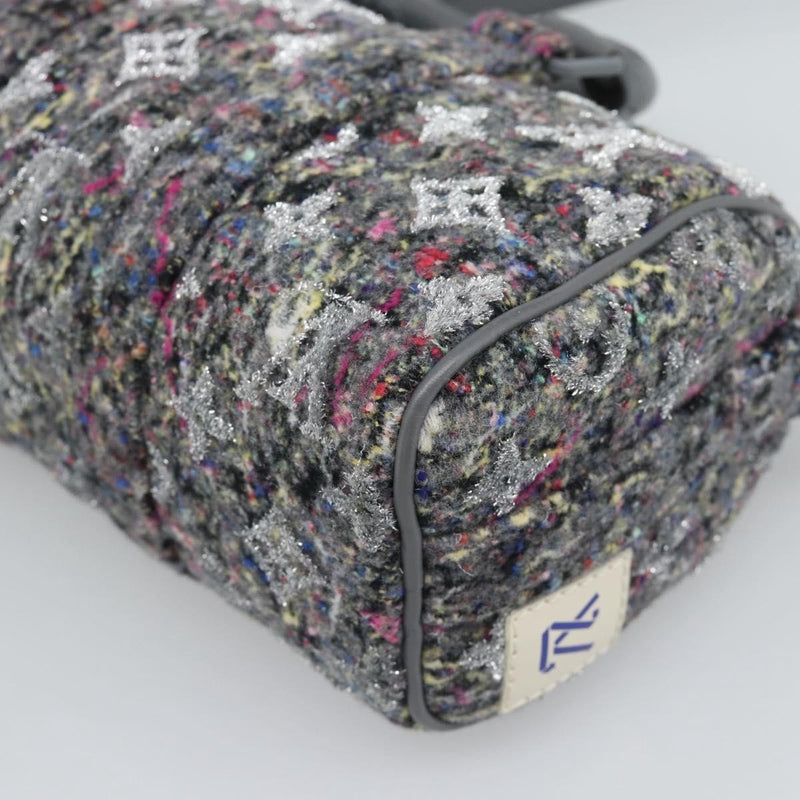 Louis Vuitton Keepall Bandouliere Lv Felt Gray Canvas Bag