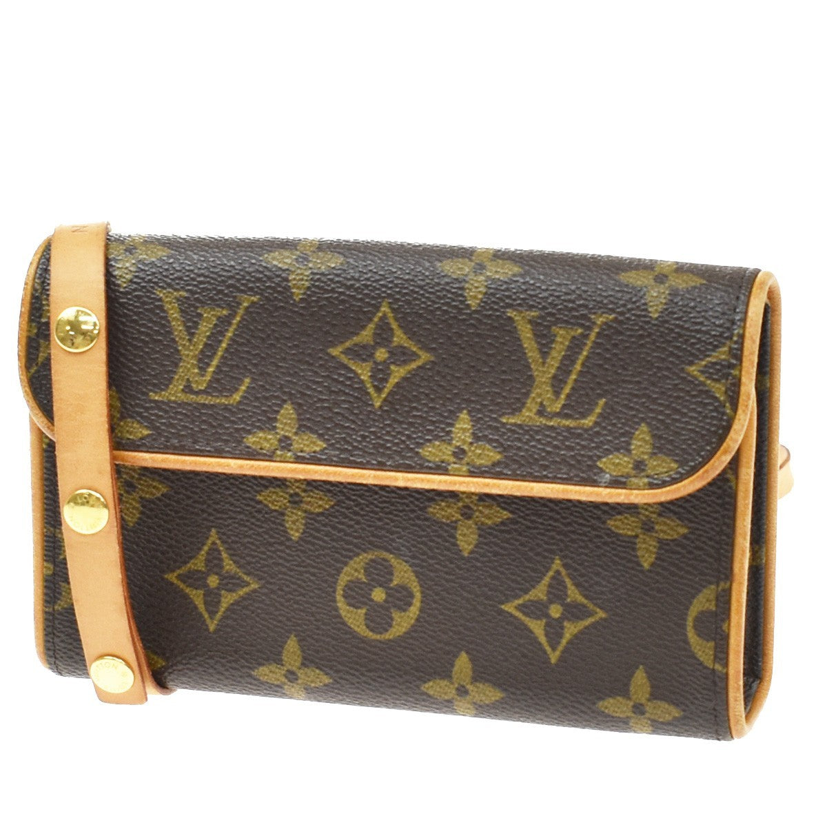 Louis Vuitton Florentine Waist Monogram Canvas Brown Bag