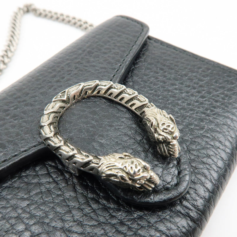 Gucci Dionysus Leather Black Bag