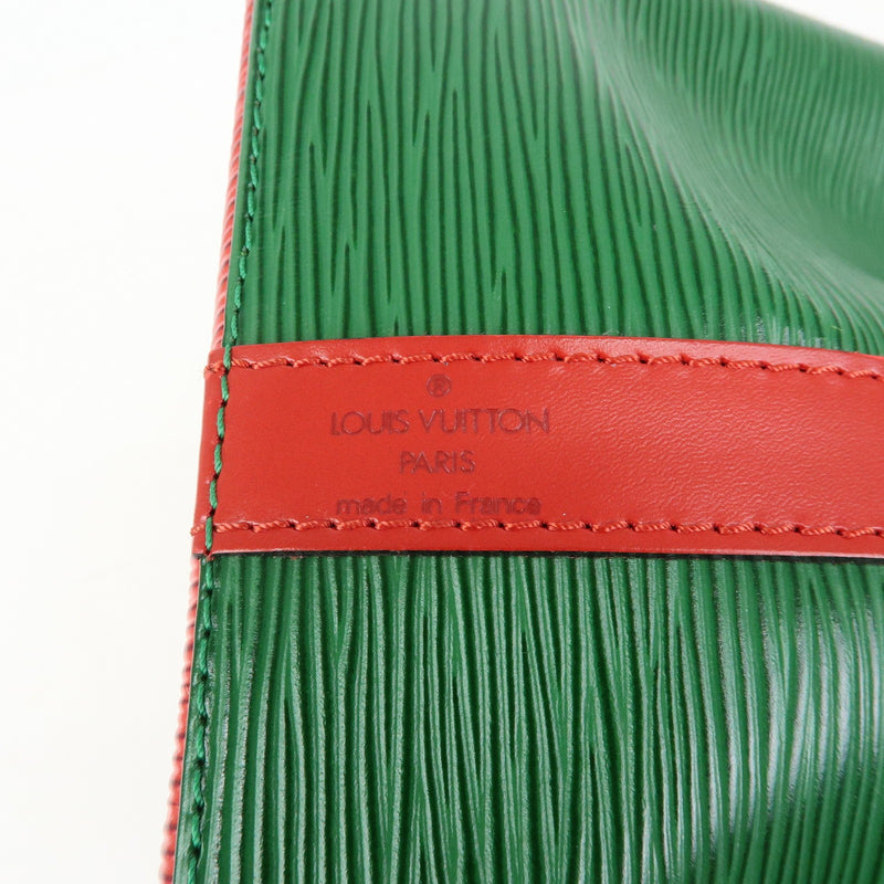 Louis Vuitton Bicolor Petit Noe Epi Leather Green Bag