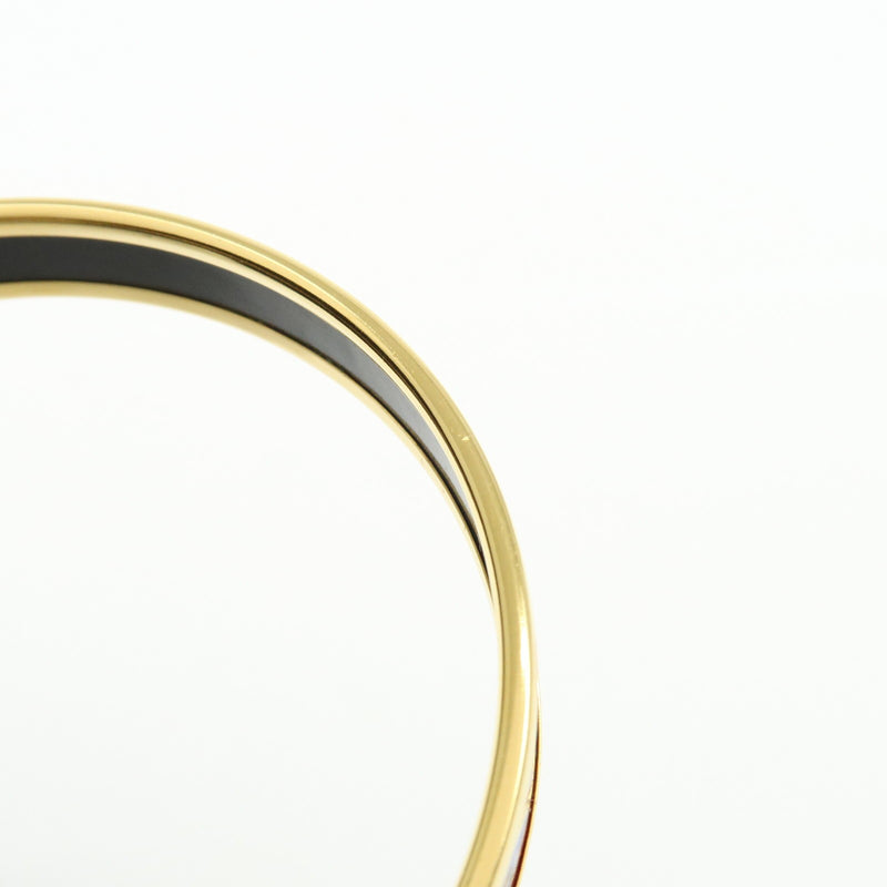 Hermes Bangle Printed Enamel Gold Gold_plated Bijoux