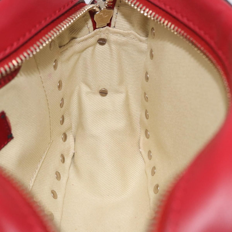 Valentino Garavani Rockstud Camera Leather Red Bag