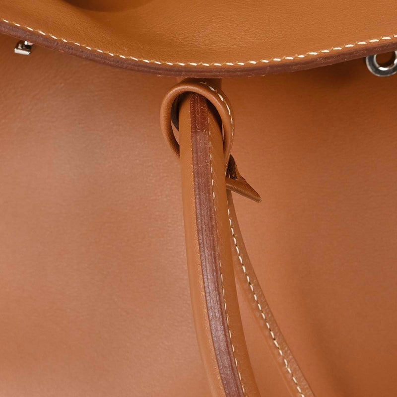 Hermes Birkin Brown Swift With Palladium Hardware Leather Bag