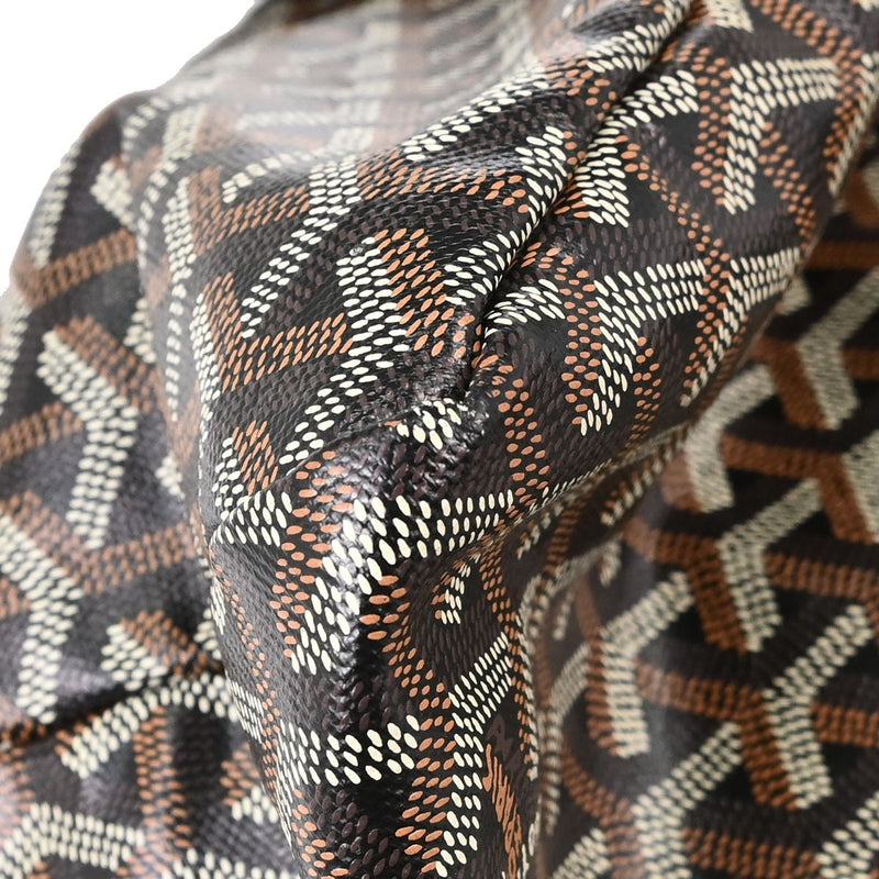 Goyard Saint Louis Coated Canvas Black Bag