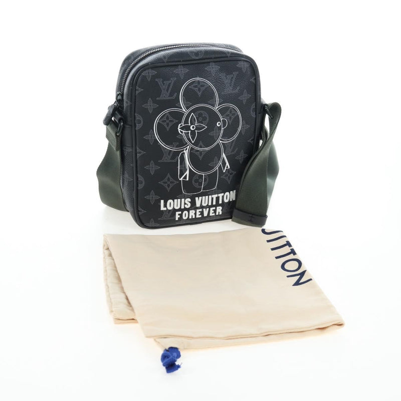 Louis Vuitton Danube Limited Edition Vivienne Monogram Eclipse Black Canvas Bag