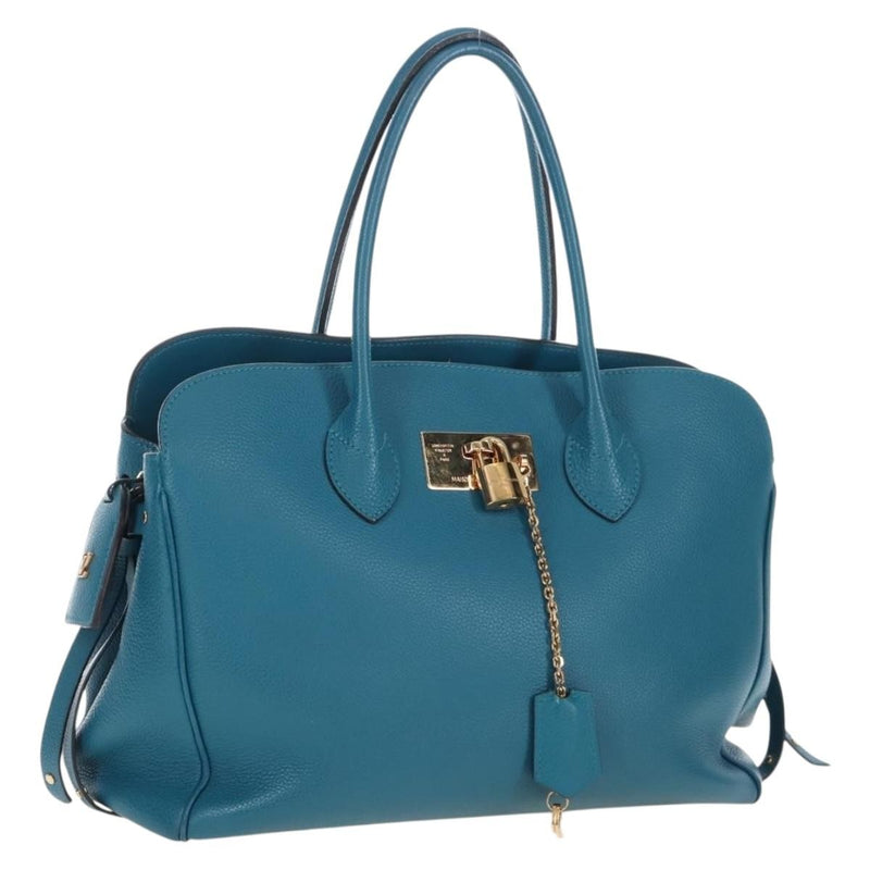 Louis Vuitton Milla Veau Nuage Calfskin Blue Leather Bag