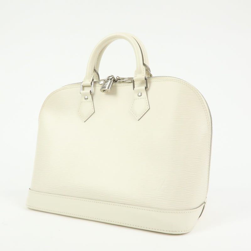 Louis Vuitton Alma Epi Leather White Bag