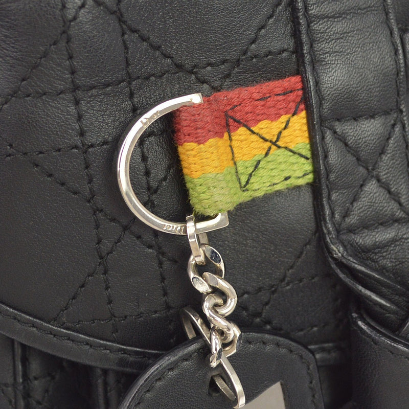 Christian Dior Cannage Leather Black Bag