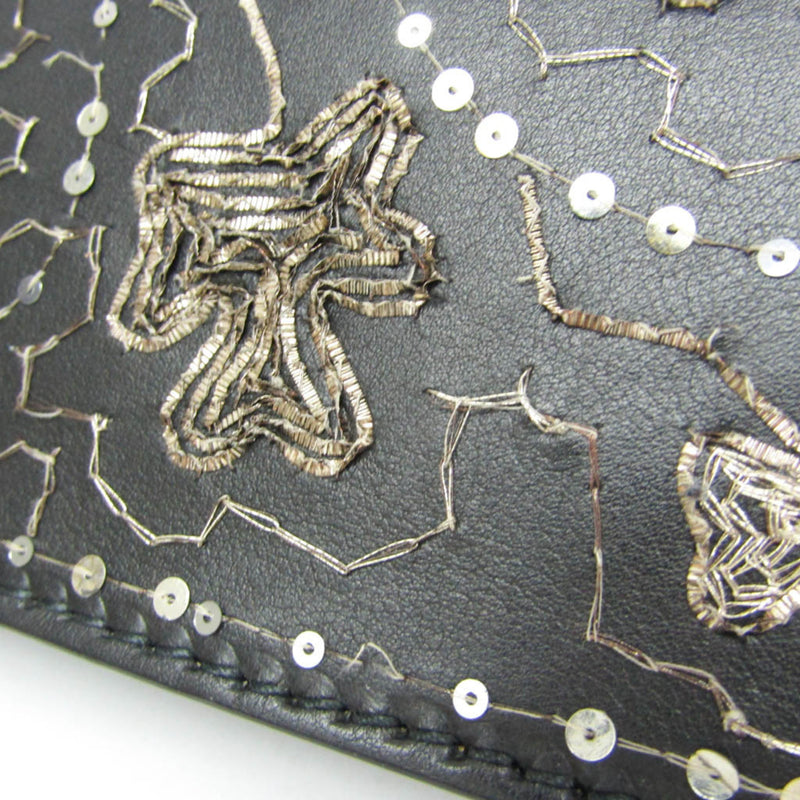 Christian Dior Jadior Flap Embellished Leather Black Bag