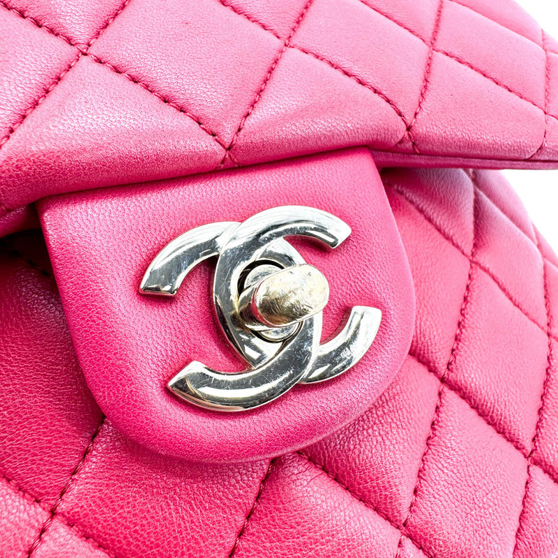 Chanel Backpack Seoul Lambskin Pink Leather