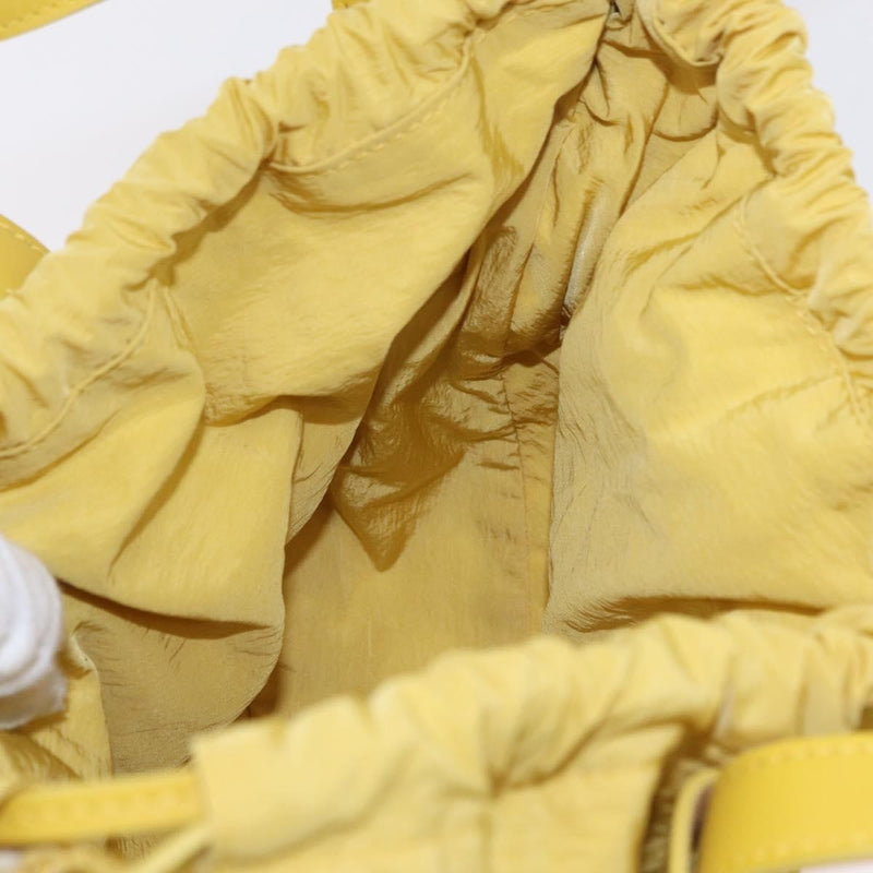 Bottega Veneta Shell Leather Yellow Bag