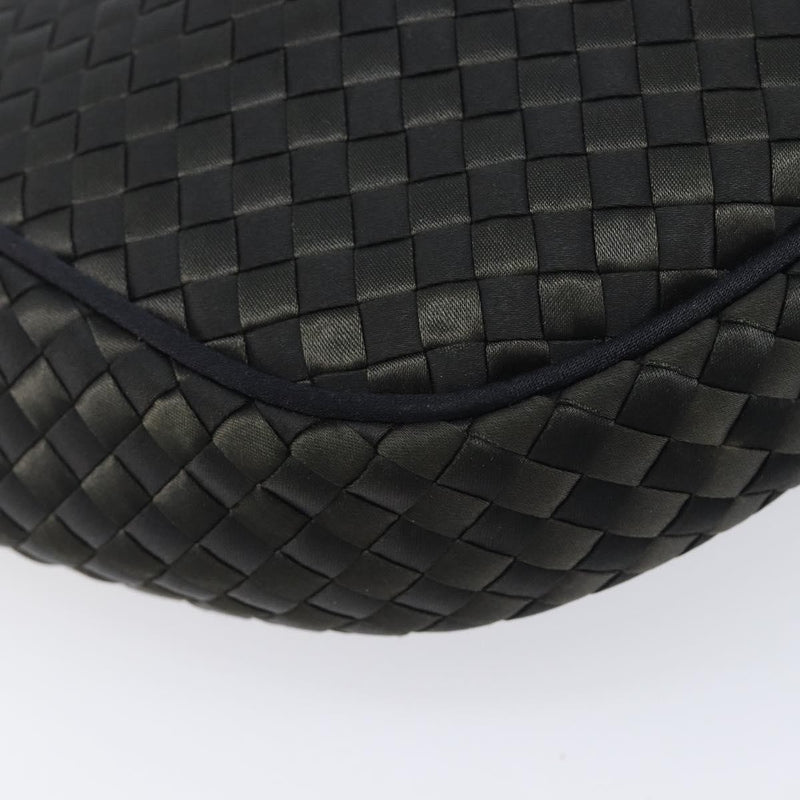 Bottega Veneta Vintage Intrecciato Hobo Nylon Black