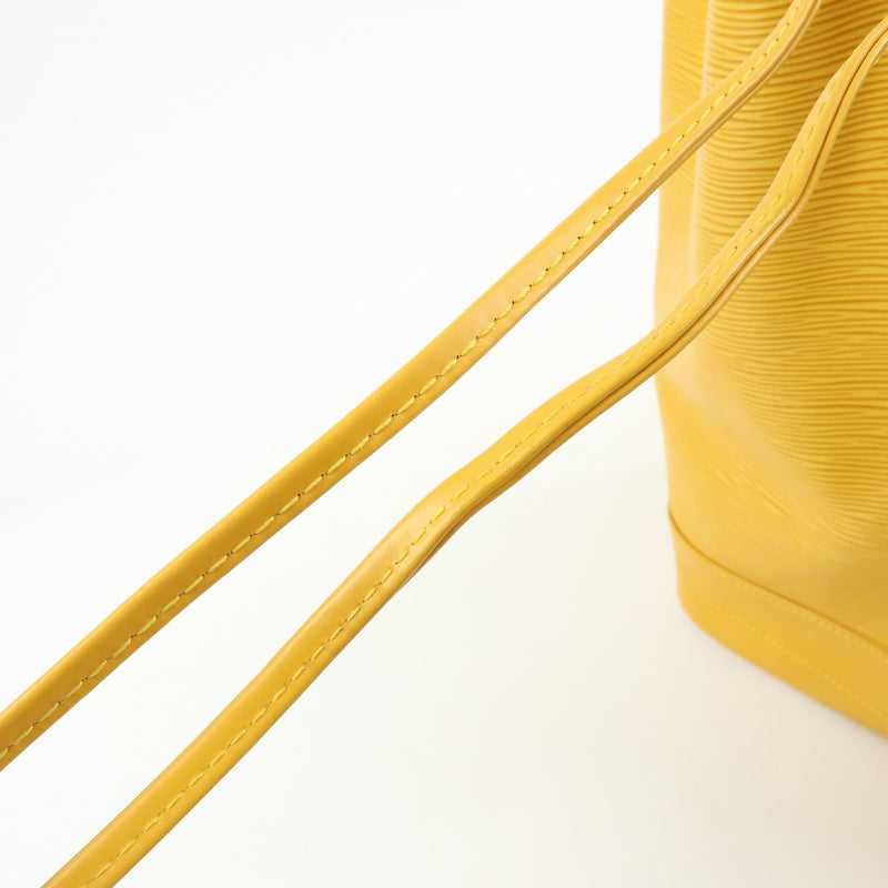 Louis Vuitton Noe Epi Leather Yellow Bag