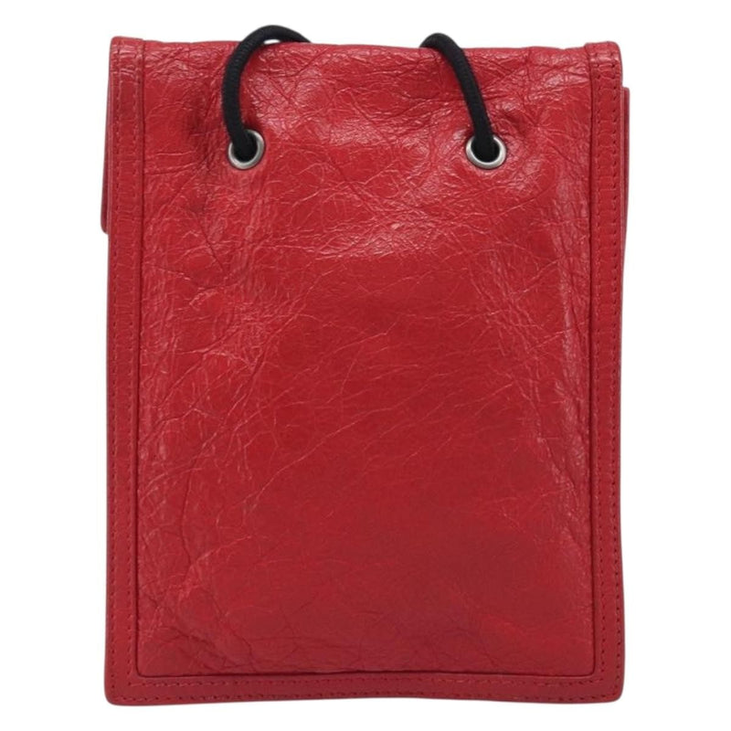 Balenciaga Explorer Leather Red Bag