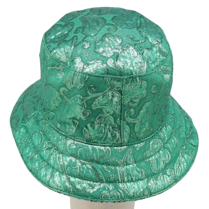 Gucci Reversible Bucket Hat Multicolor Gg Canvas Green Cotton