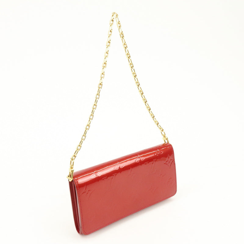 Louis Vuitton Chaine Monogram Vernis Red Patent_leather Bag